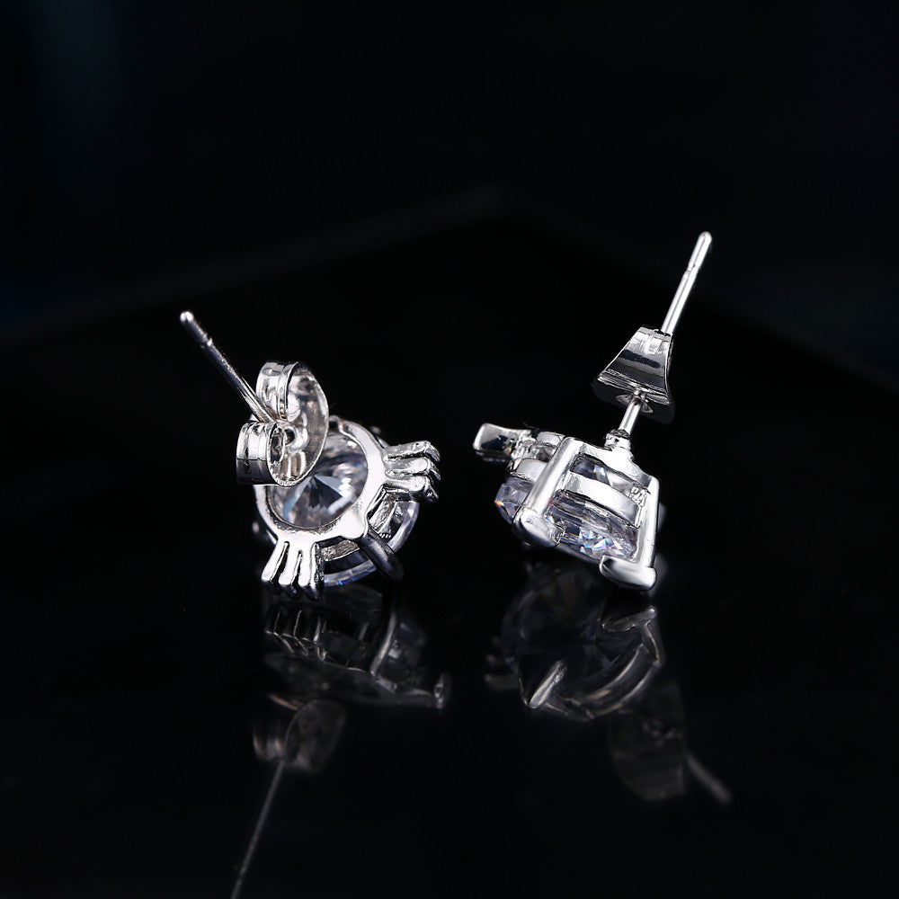 Diamond Cat Earrings